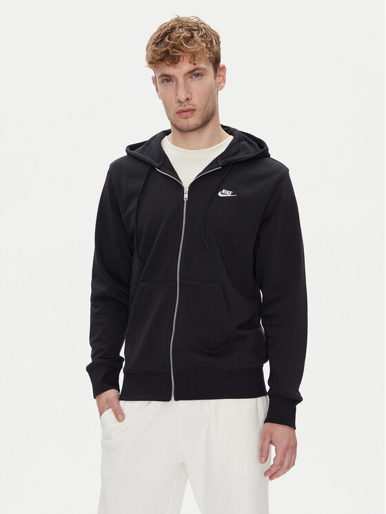 Nike Суитшърт Club FN3884 Черен Regular Fit за Мъже цена