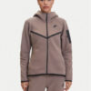 Nike Суитшърт Tech Fleece Windrunner HV6747 Кафяв Regular Fit за Жени цена