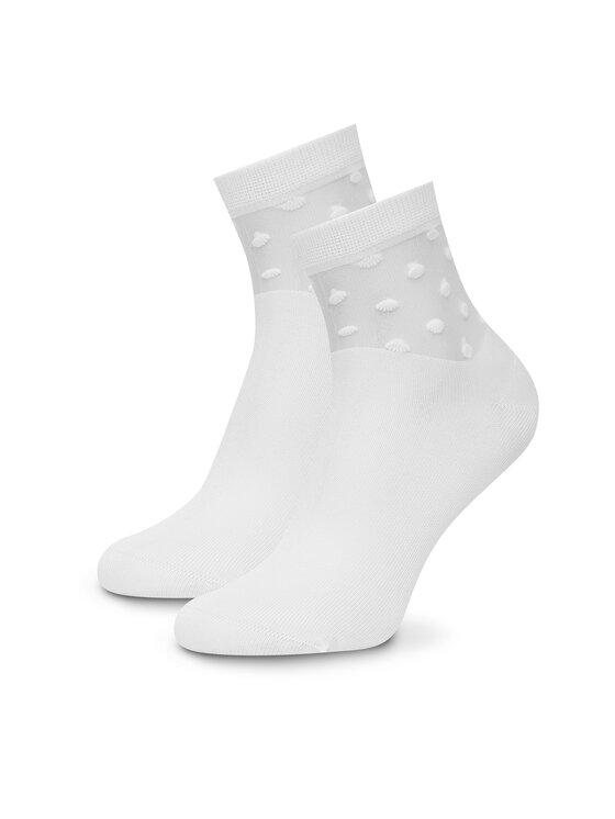 Nine West Чорапи KR_NW_STREET_W_SS25 (2 PACK) Бял за Жени цена