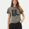 Noisy May Тишърт 27030135 Сив Regular Fit за Жени цена