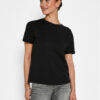 Noisy May Тишърт Brandy 27010978 Черен Relaxed Fit за Жени цена
