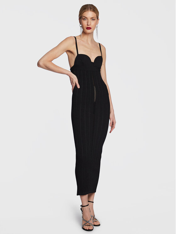 N°21 Коктейлна рокля 23E N2M0 AH01 7568 Черен Slim Fit за Жени цена