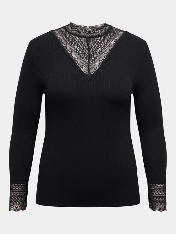 ONLY Carmakoma Блуза Tilde 15308237 Черен Regular Fit за Жени цена