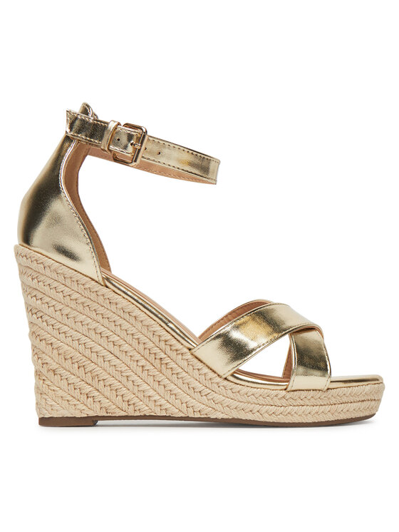 ONLY Shoes Еспадрили Onlamelia-18 Pu Foil Wedge 15335554 Златист за Жени цена