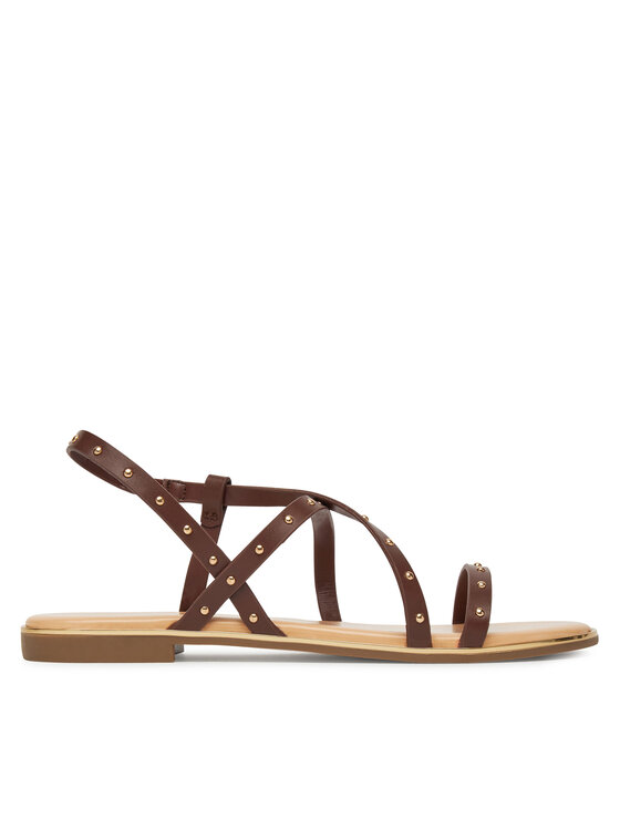 ONLY Shoes Сандали Onlmari-4 Pu Studs 15342339 Кафяв за Жени цена