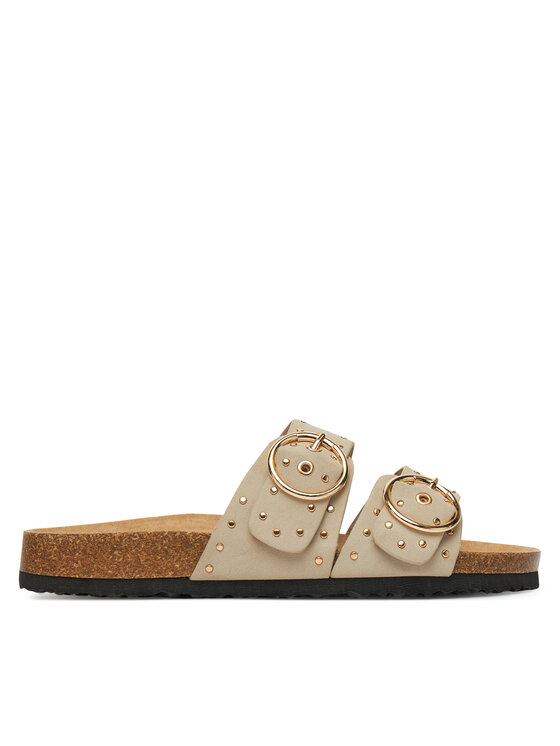 ONLY Shoes Чехли Onlmaxi-15 Pu Studs Buckle 15341190 Екрю за Жени цена
