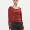 ONLY Блуза 15204712 Червен Stretch Fit за Жени цена
