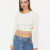 ONLY Блуза 15293922 Бял Slim Fit за Жени цена
