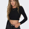 ONLY Блуза 15293922 Черен Slim Fit за Жени цена