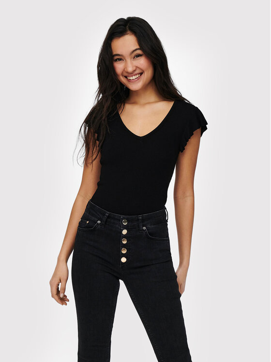 ONLY Блуза Belia 15227187 Черен Regular Fit за Жени цена
