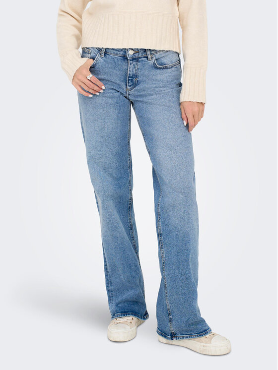 ONLY Дънки 15280466 Син Wide Leg за Жени цена