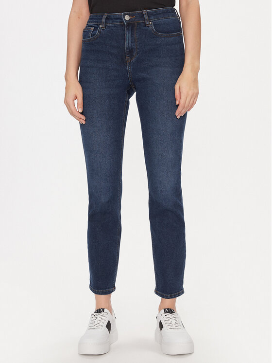 ONLY Дънки 15309889 Тъмносин Slim Fit за Жени цена
