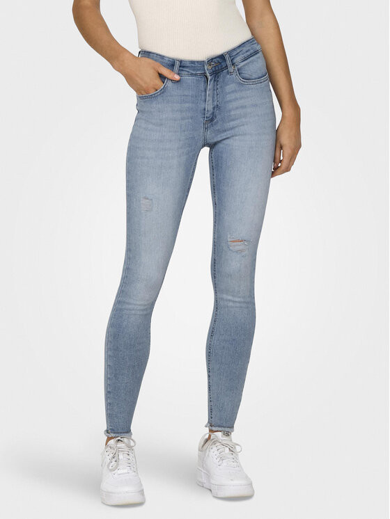 ONLY Дънки Blush 15282346 Син Skinny Fit за Жени цена
