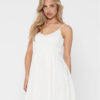 ONLY Ежедневна рокля 15204799 Бял Regular Fit цвят на ниска цена