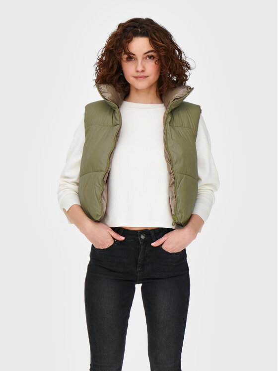 ONLY Жилетка за костюм Ricky 15245572 Зелен Regular Fit за Жени цена