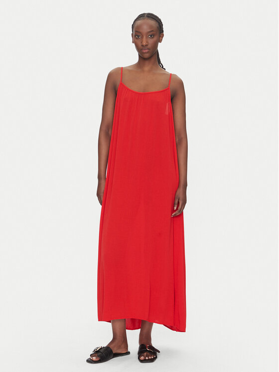 ONLY Лятна рокля Niki 15344611 Червен Regular Fit за Жени цена