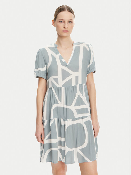 ONLY Лятна рокля Nova 15222215 Зелен Regular Fit за Жени цена