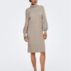 ONLY Плетена рокля 15309197 Бежов Comfort Fit за Жени цена