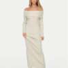 ONLY Плетена рокля Katia 15342132 Екрю Regular Fit за Жени цена