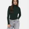 ONLY Поло Karol 15165075 Зелен Slim Fit за Жени цена