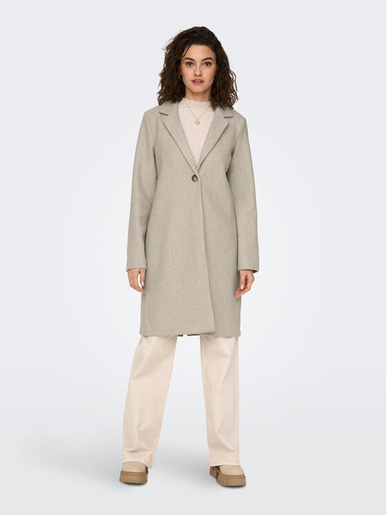 ONLY Преходно палто Emma 15281382 Екрю Regular Fit за Жени цена