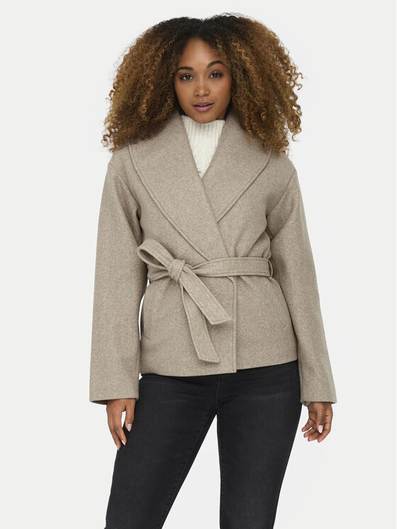 ONLY Преходно яке Augusta 15314352 Бежов Regular Fit за Жени цена