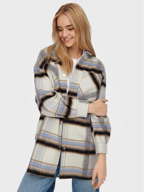 ONLY Преходно яке Masha 15259090 Бежов Relaxed Fit за Жени цена