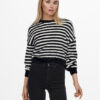 ONLY Пуловер 15235973 Екрю Regular Fit за Жени цена