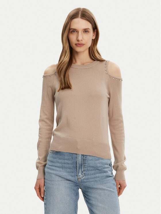 ONLY Пуловер Gila 15339512 Бежов Regular Fit за Жени цена