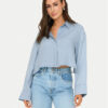 ONLY Риза Charis 15337929 Син Regular Fit за Жени цена