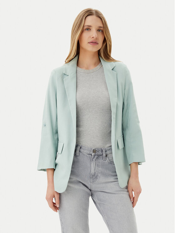 ONLY Сако Aris 15310839 Зелен Loose Fit за Жени цена