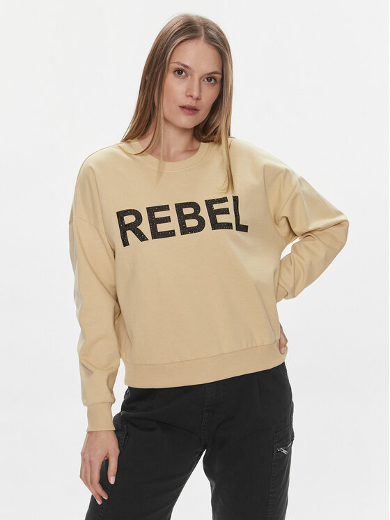 ONLY Суитшърт Coco 15310260 Бежов Regular Fit за Жени цена