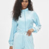 ONLY Суитшърт Onlrebel New L/S Cropped Highneck Swt 15310718 Светлосиньо Regular Fit за Жени цена