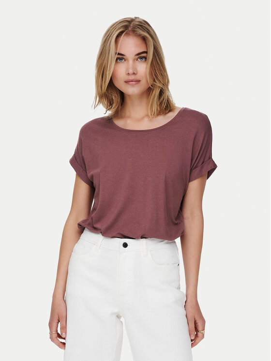 ONLY Тишърт Moster 15106662 Розов Regular Fit за Жени цена