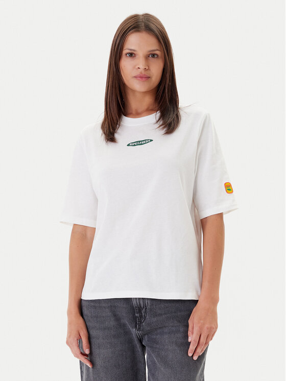ONLY Тишърт Phoebe 15351369 Бял Regular Fit за Жени цена