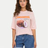 ONLY Тишърт Phoebe 15351369 Розов Regular Fit за Жени цена