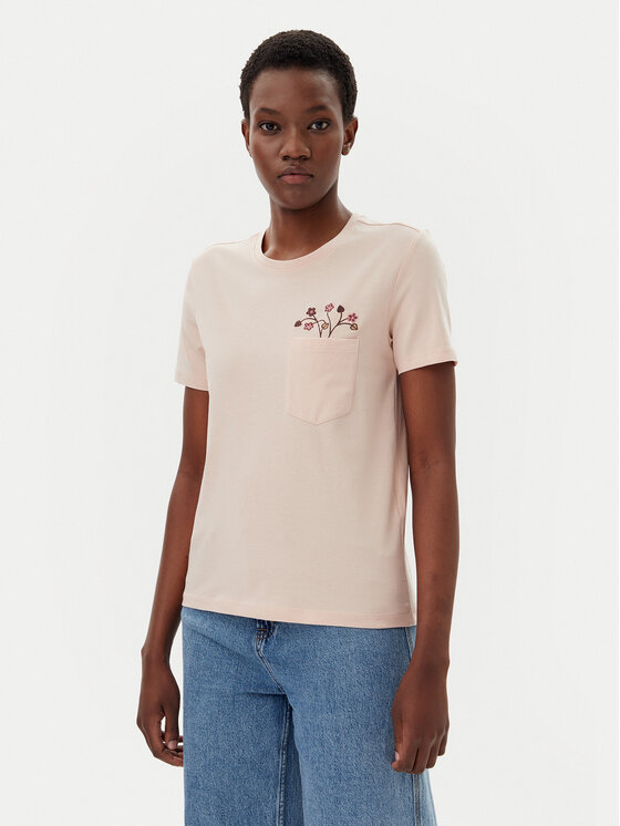 ONLY Тишърт Polly 15317989 Розов Regular Fit за Жени цена