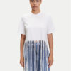 ONLY Тишърт Zinna 15325262 Бял Regular Fit за Жени цена