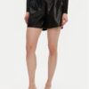 ONLY Шорти от имитация на кожа Saramy 15338008 Черен Regular Fit за Жени цена