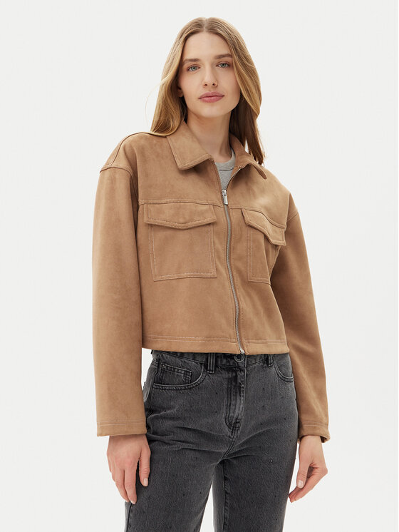 ONLY Яке от имитация на кожа Stina 15351260 Кафяв Regular Fit за Жени цена