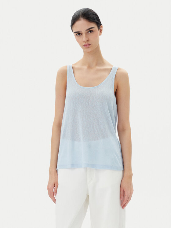 ONLY топ Frida 15194667 Светлосиньо Regular Fit за Жени цена