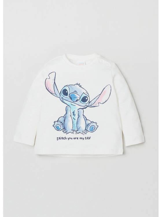 OVS Блуза DISNEY 1615077 Бял Regular Fit за Момчета цена