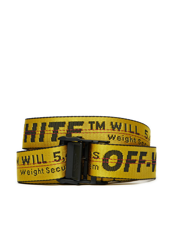 Off-White Мъжки колан OMRB012R21FAB0011810 Жълт за Мъже цена