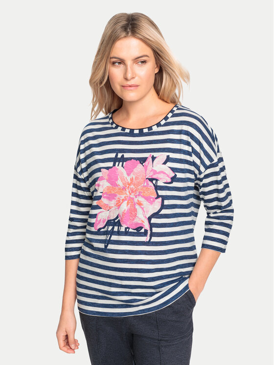 Olsen Блуза 11105053 Тъмносин Regular Fit за Жени цена