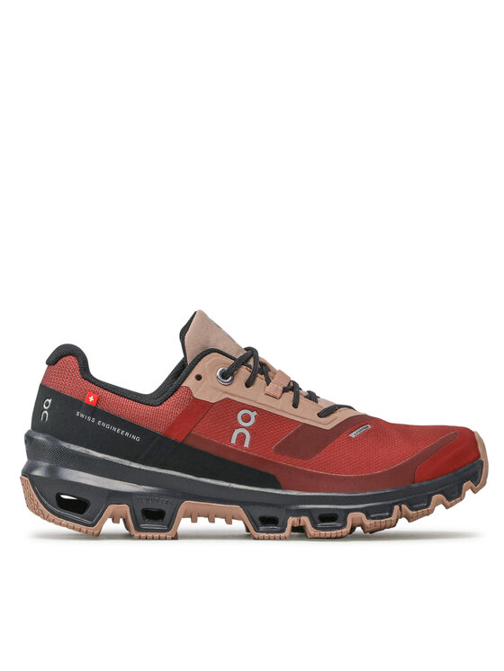 On Маратонки за бягане Cloudventure Waterproof 32.99248 Бордо за Жени цена