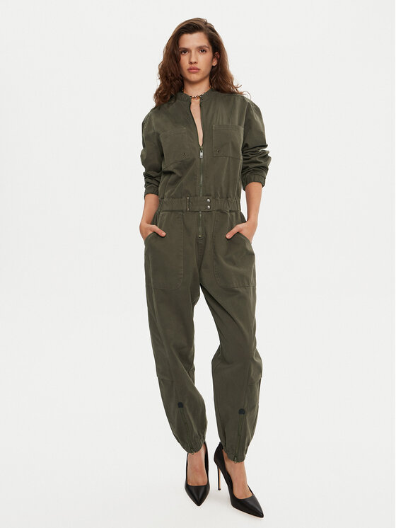 One Teaspoon Гащеризон 26637 Каки Relaxed Fit за Жени цена