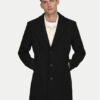 Only & Sons Вълнено палто 22030864 Черен Regular Fit за Мъже цена