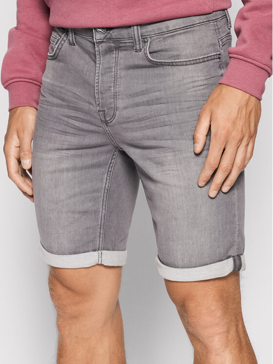 Only & Sons Дънкови шорти Ply 22018583 Сив Regular Fit за Мъже цена