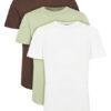 Only & Sons Комплект 3 тишърти Jeff 22034548 Зелен Regular Fit за Мъже цена
