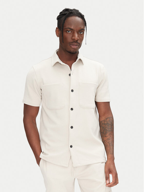 Only & Sons Риза New Kodyl 22033721 Бежов Regular Fit за Мъже цена